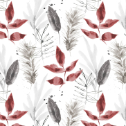 MOSS052VL300C Mossman Burgundy Sheer 295cm