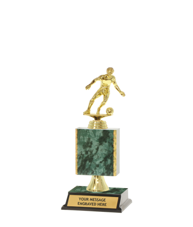  Gd Edged Trophy on P/Base <Br>13.5cm Plus Figurine