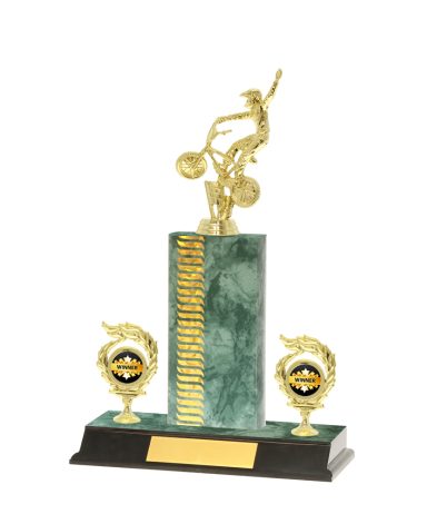  Pattern Trophy on P/Base <Br>18cm Plus Figurine