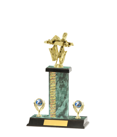  Pattern Trophy on P/Base <Br>22cm Plus Figurine