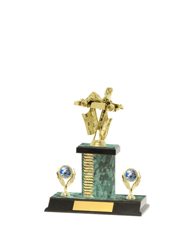  Pattern Trophy on P/Base <Br>14.5cm Plus Figurine