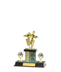  Pattern Trophy on P/Base <Br>12cm Plus Figurine