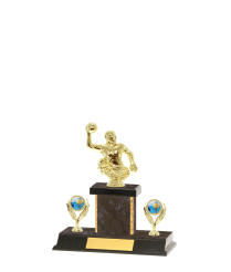  Gd Edged Trophy on P/Base <Br>12cm Plus Figurine