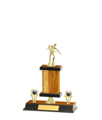  Pattern Trophy on P/Base <Br>19cm Plus Figurine