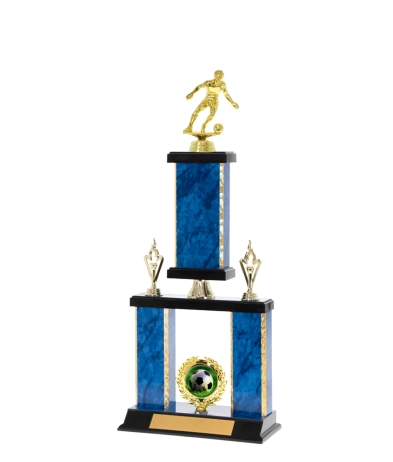  Gd Edged Trophy on P/Base <Br>41cm Plus Figurine