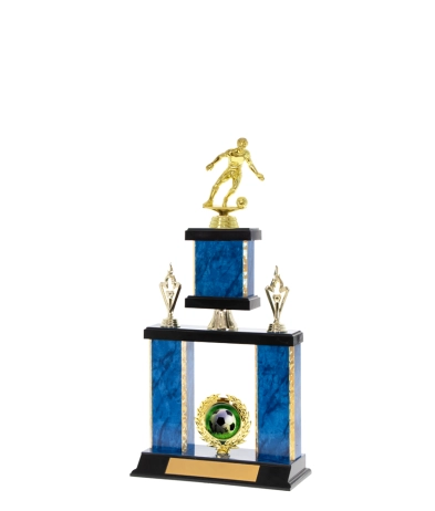  Gd Edged Trophy on P/Base <Br>33.5cm Plus Figurine