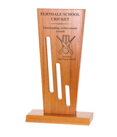2301R Solid Wood Trophy 34.5cm