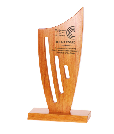 2302R Solid Wood Trophy 36.5cm