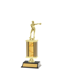  Tube Trophy On P/Base <Br>16.5cm Plus Figurine