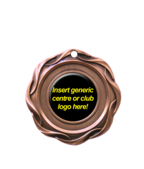 26663Z 1" Fusion Hdr Bronze Medal 5cm Dia