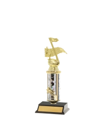  Tube Trophy on P/Base&nbsp;14.5cm Plus Figurine
