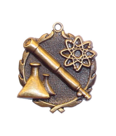 32002G Science - Gold Medal 4.5cm Dia