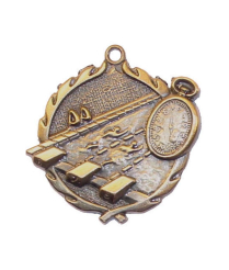 32040G Swimming - Gold Medal 4.5cm Dia