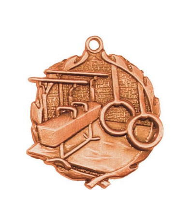 32090Z Gym (M) - Bronze Medal 4.5cm Dia