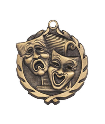 32117G Drama - Gold Medal 4.5cm Dia