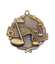 32120G Music - Gold Medal 4.5cm Dia
