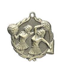 32150G Cheerleading - Gold Medal 4.5cm Dia