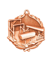 32180Z Gym (F) - Bronze Medal 4.5cm Dia
