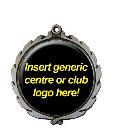 32270S 2" Wreath Hdr - Silver Medal 6.5cm Dia