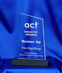 6052 17.5cm Acrylic Award (Slope)