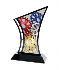 631BMX 19.5cm Printed BMX Acrylic Award