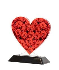 631VAL01 14.5cm Printed Valentine Acrylic Award