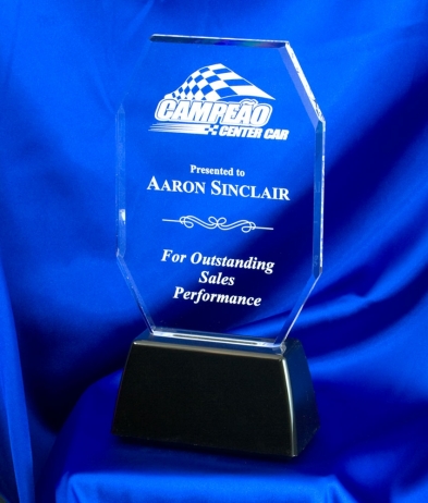 6821 27cm Weighted Base Acrylic Award