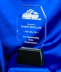 6821 27cm Weighted Base Acrylic Award