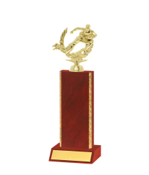  Gd Edged Trophy <Br>20cm Plus Figurine