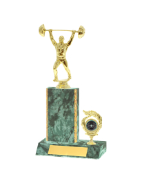  Gd Edged Trophy <Br>15cm Plus Figurine