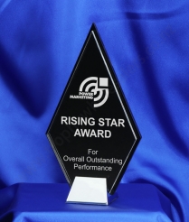 ACB009 22cm Multi Layered Nickel Base Acrylic Award