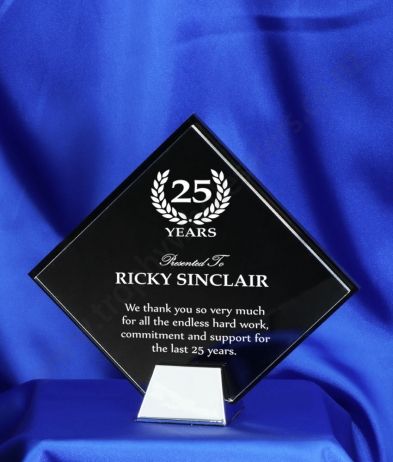 ACB014 17.5cm Multi Layered Nickel Base Acrylic Award