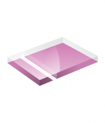 ACR3MLP12 TroGlass Mirror Light Pink 3mm