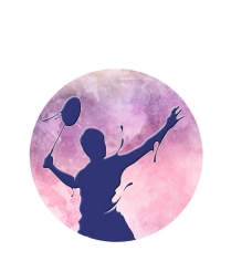 BADM203 Badminton - Dome 50mm
