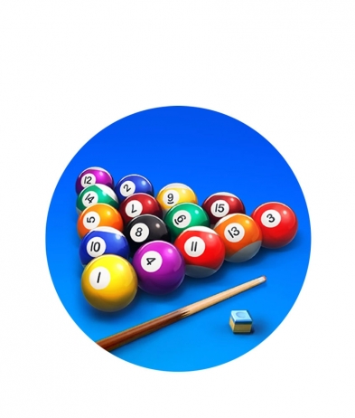 BILL05 Billiards Pool - Dome 25mm