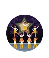 CHEE02 Cheerleading - Dome 25mm