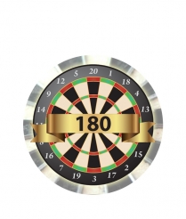 DART06 Darts 180 - Dome 25mm