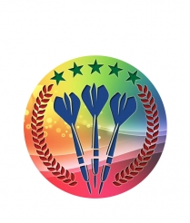 DART08 Triple Darts - Dome 25mm