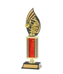  F/Back Tube Trophy On P/Base <Br>37.5cm