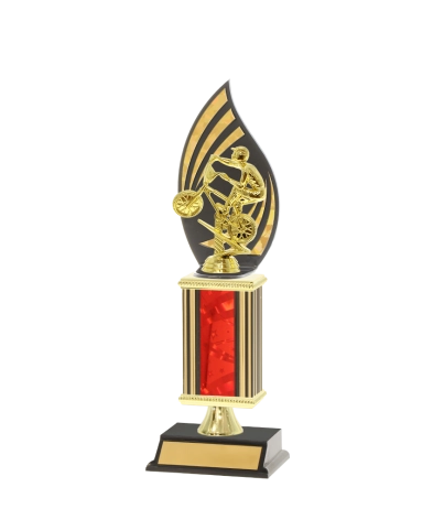  F/Back Tube Trophy On P/Base <Br>35cm