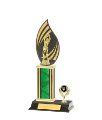  F/Back Tube Trophy On P/Base <Br>34.5cm