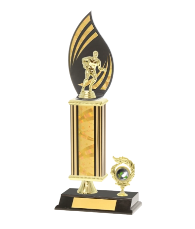  F/Back Tube Trophy On P/Base <Br>40cm