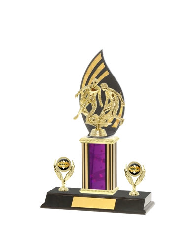  F/Back Tube Trophy On P/Base <Br>32cm