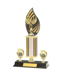  F/Back Tube Trophy On P/Base <Br>37.5cm