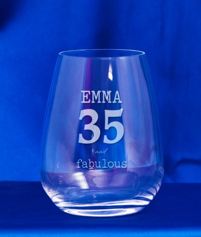 G201 Glass Stemless Wine 390ml