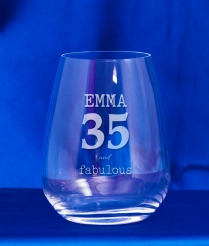 G201 Glass Stemless Wine 390ml
