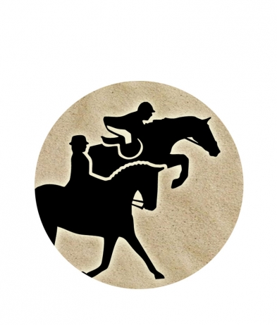 HORS07 Horses - Dome 25mm