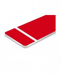 LD108372 TroLase Digital Print Matte Red/White 1.6mm
