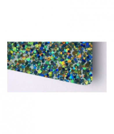 LGYD227 TroGlitter Chunky Green Dot 3mm