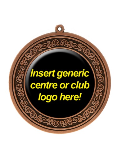 M004Z Insert - Bronze Koru Relief Medal 7.5cm Dia